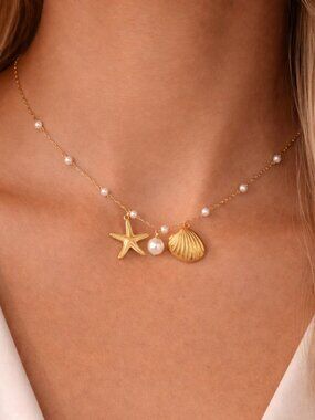 "Oahu" Waterproof Pearl Necklace